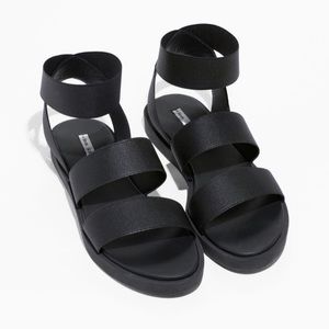 & Other Stories Elastic Sandals NWOT